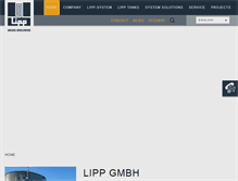 Tablet Screenshot of lipp-system.de